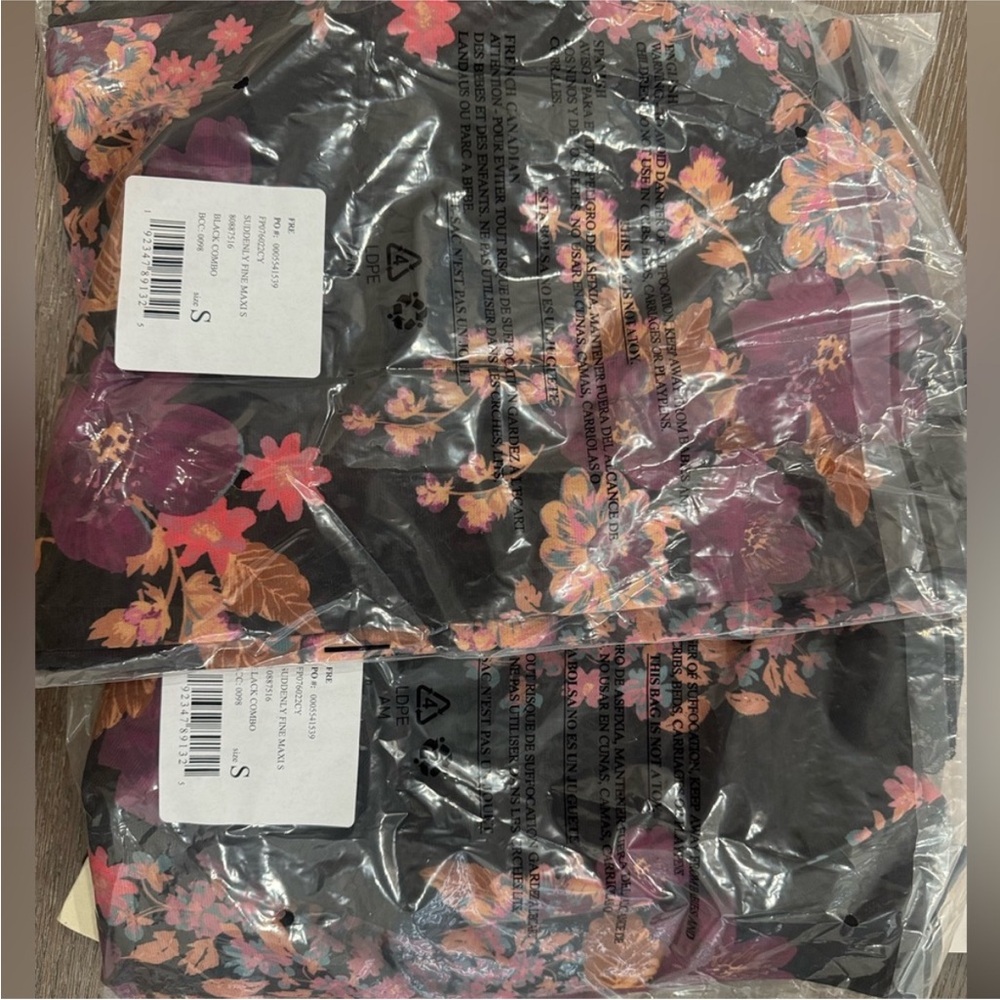 🎉LAST CHANCE🎉Free People Suddenly Fine Maxi Slip Black Combo - Picture 14 of 14